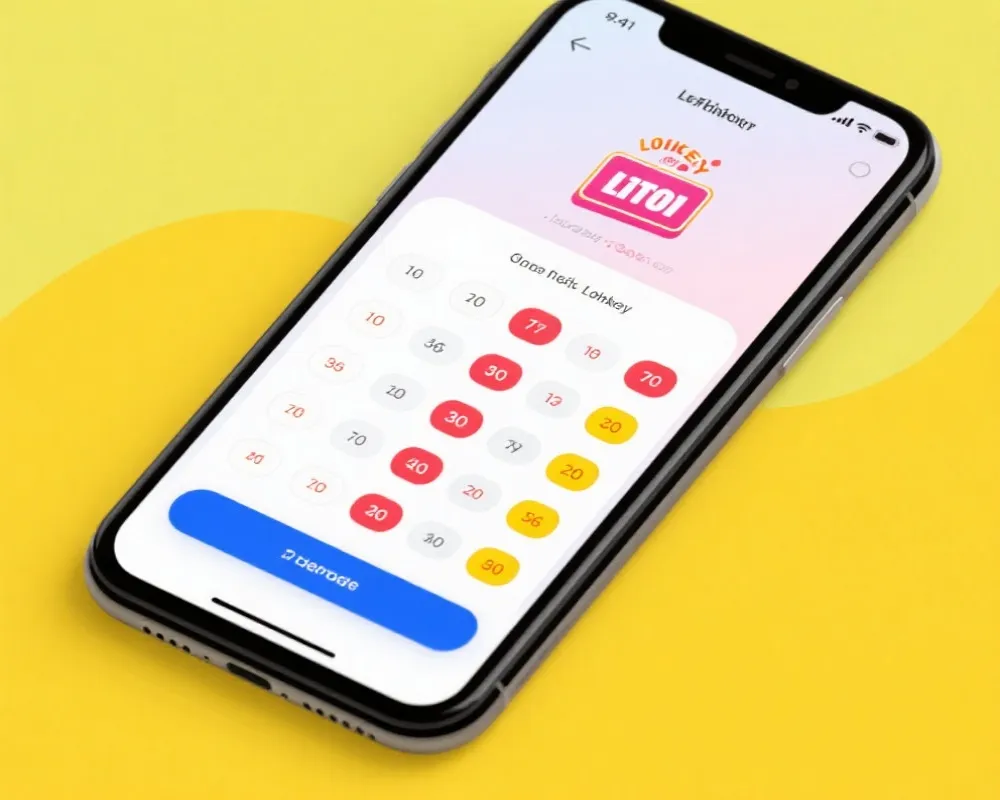 开奖即时数据界面示意